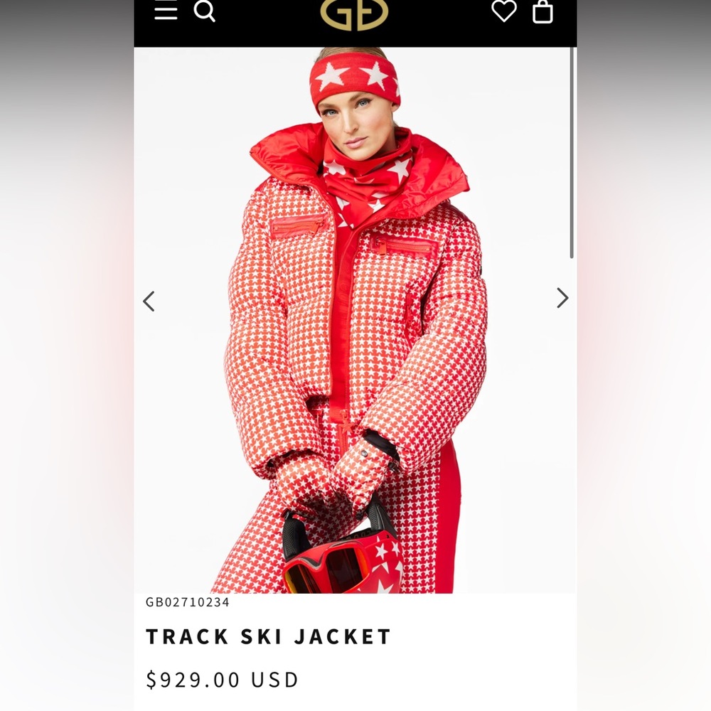 Goldbergh Track Ski Jacket in Red